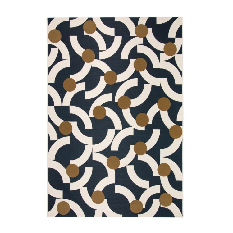 TAPIS TOLEDE 160X230CM BLEU