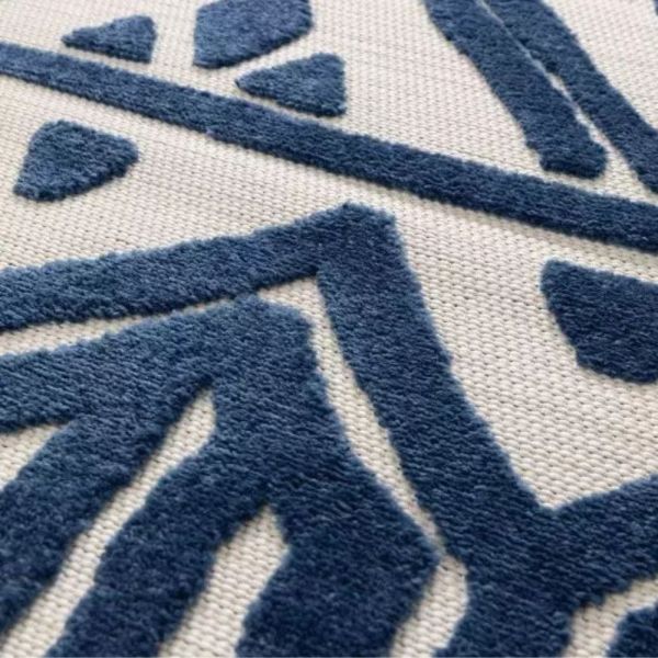 TAPIS ZANZIBAR 200X290CM BLEU