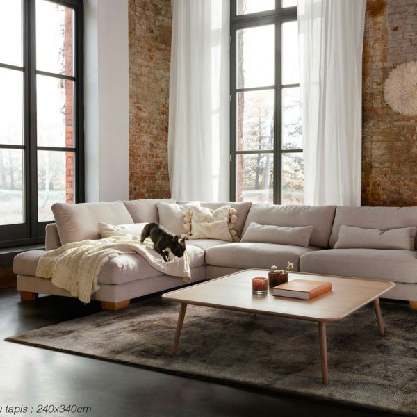 TAPIS SORRENTE 160X230CM 23 GRIS