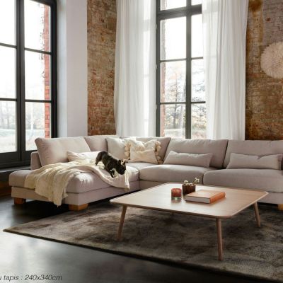 TAPIS SORRENTE 200X290CM 16 MARRON 2