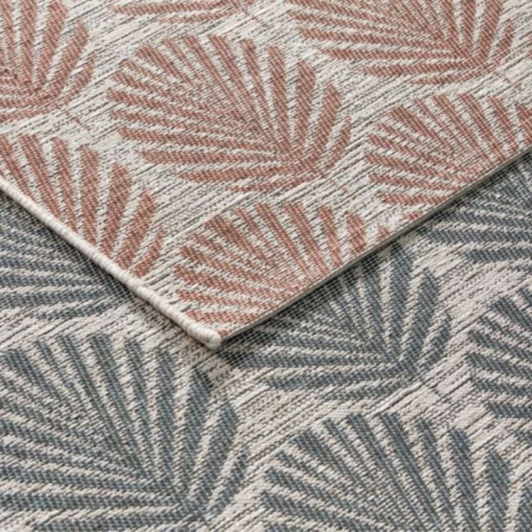TAPIS COCO 160X230CM BLEU