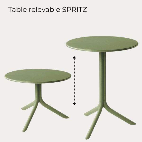 TABLE SPRITZ RELEVABLE AGAVE