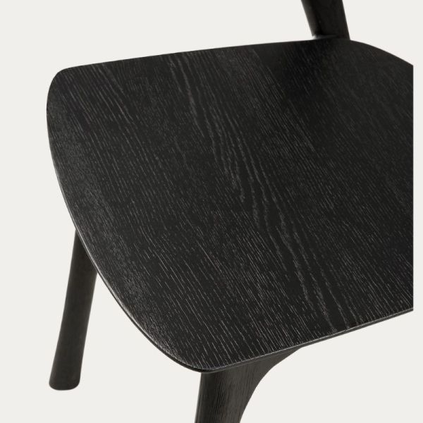 CHAISE BOK FINITION CHENE NOIR VERNIS