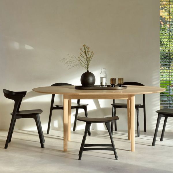 CHAISE BOK FINITION CHENE NOIR VERNIS