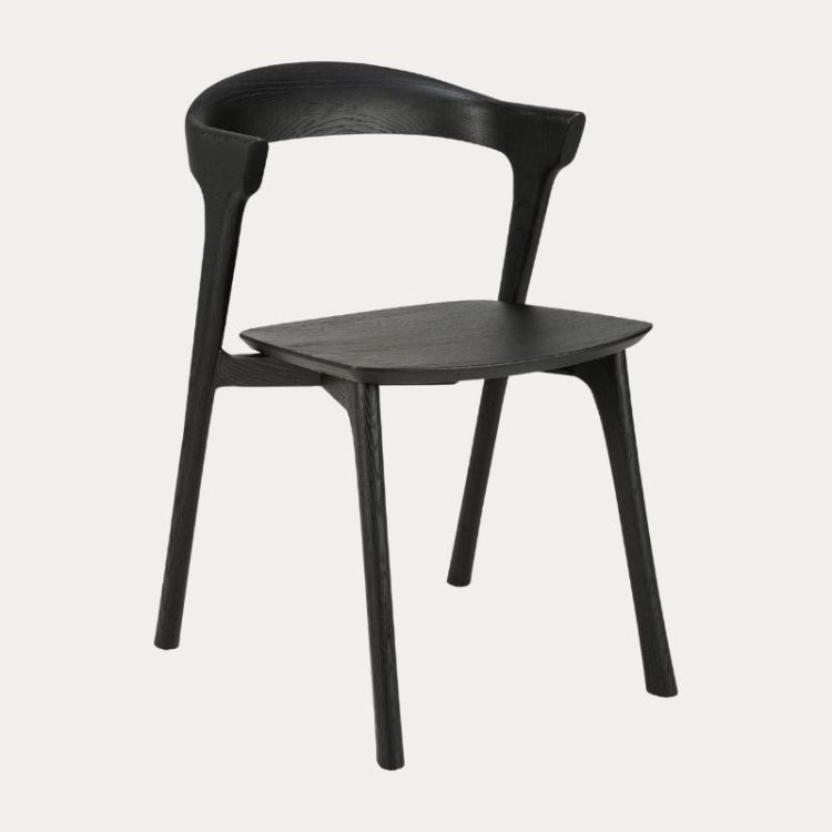 CHAISE BOK FINITION CHENE NOIR VERNIS
