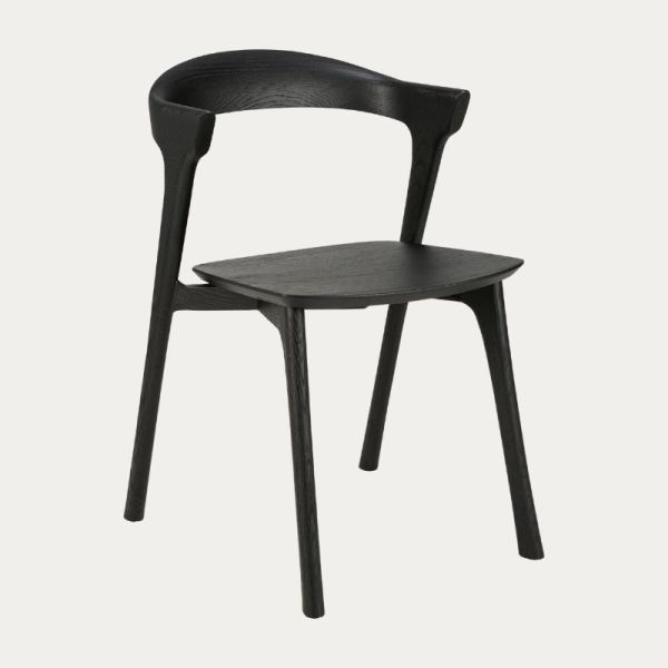 CHAISE BOK FINITION CHENE NOIR VERNIS