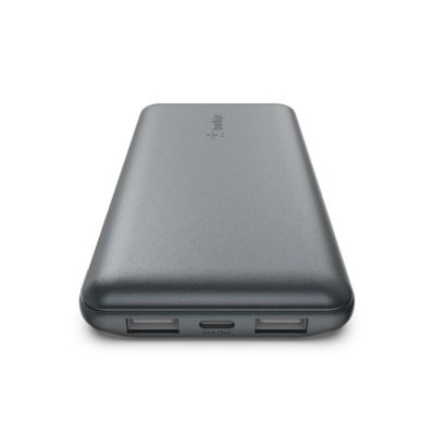 BATTERIE EXTERNE 10000 MAH USB-C ET 2 USB-A GRIS 2