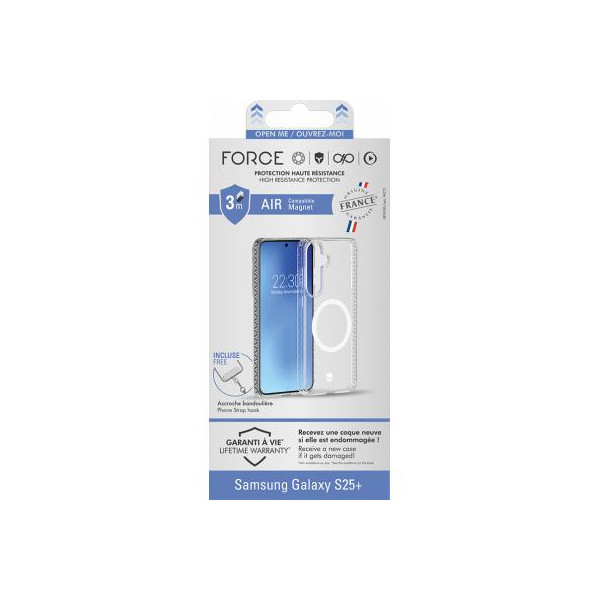 COQUE RENFORCEE MAGNET GALAXY S25+ TRANSPARENTE