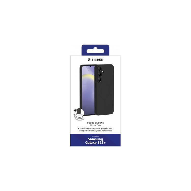 COQUE SILICONE MAGNET GALAXY S25+ NOIR