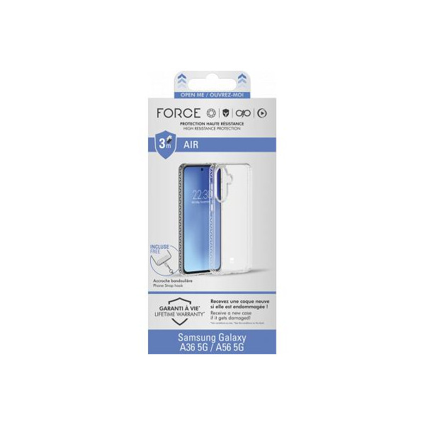 COQUE RENFORCEE GALAXY A36/A56 TRANSPARENTE