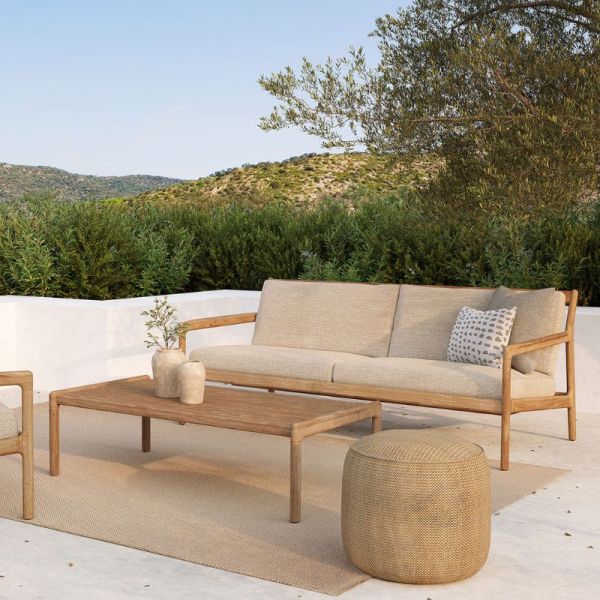 FAUTEUILDE JARDIN JACK 2PL TECK PAR JACQUES DENEEF