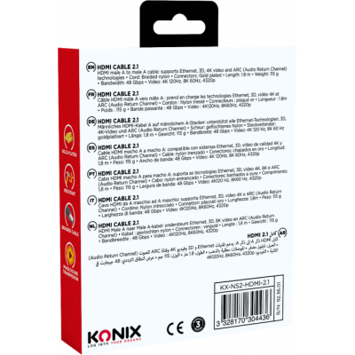 CABLE  HDMI 2,1 POUR SWITCH 2 2