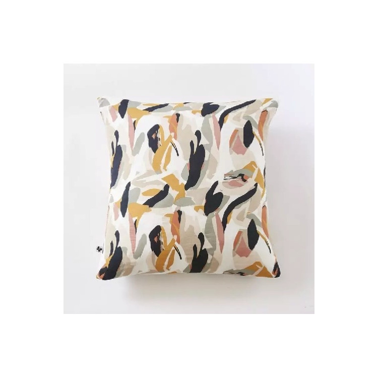 TAIE D'OREILLER  60 X 60 CM GAZE DE COTON JULIA IMPRIME