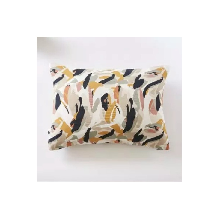 TAIE D'OREILLER  50 X 70 CM GAZE DE COTON JULIA IMPRIME