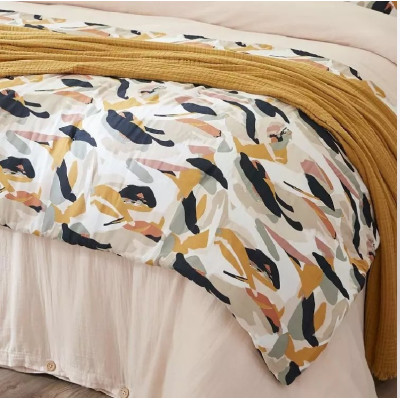 BOUT DE LIT 90 X 200 CM GAZE DE COTON IMPRIMEE JULIA 2