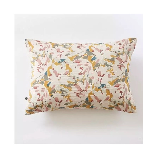 TAIE D'OREILLER  60 X 60 CM GAZE DE COTON CLARENCE IMPRIME