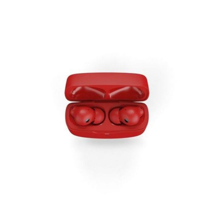 FONES DE OUVIDO SEM FIO ATLANTA NC TWS VERMELHO VIBRANTE