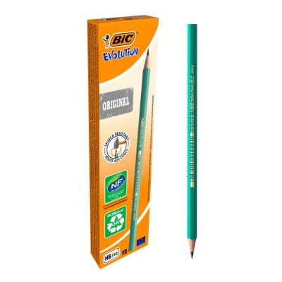 CRAYON À PAPIER HB BIC EVOLUTION ANTI-MORDILLAGE 2