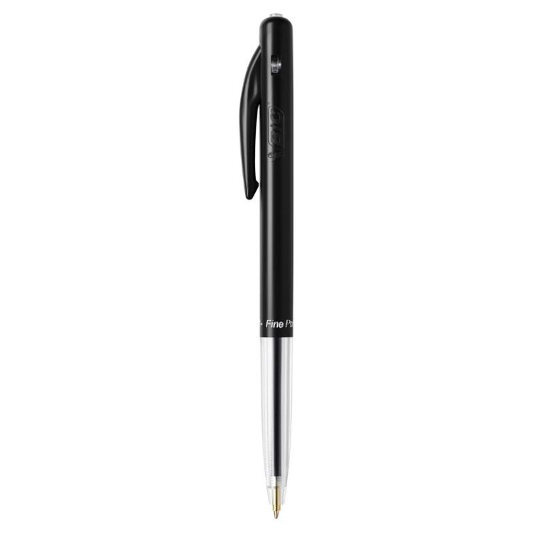 STYLO BILLE BIC RETRACTABLE M10 POINTE MOYENNE NOIR
