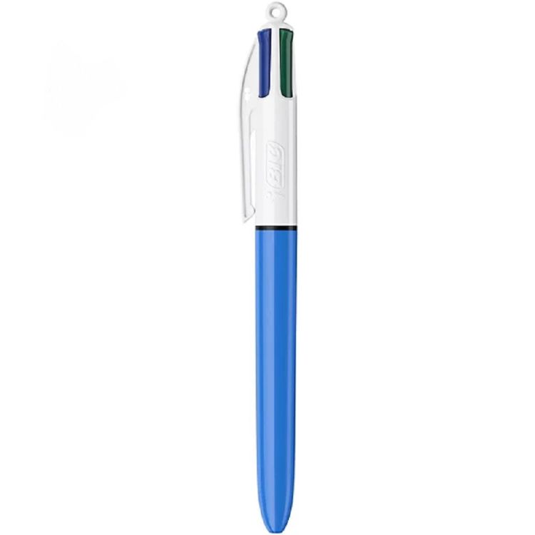STYLO BILLE BIC 4 COULEURS RECHARGEABLE ET RETRACTABLE