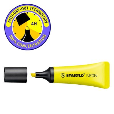 FILET DE 5 SURLIGNEURS NEON COULEURS ASSORTIES 2