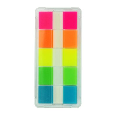 DISTRIBUTEUR 100 MARQUE-PAGES FLUO ET TRANSPARENTS 2