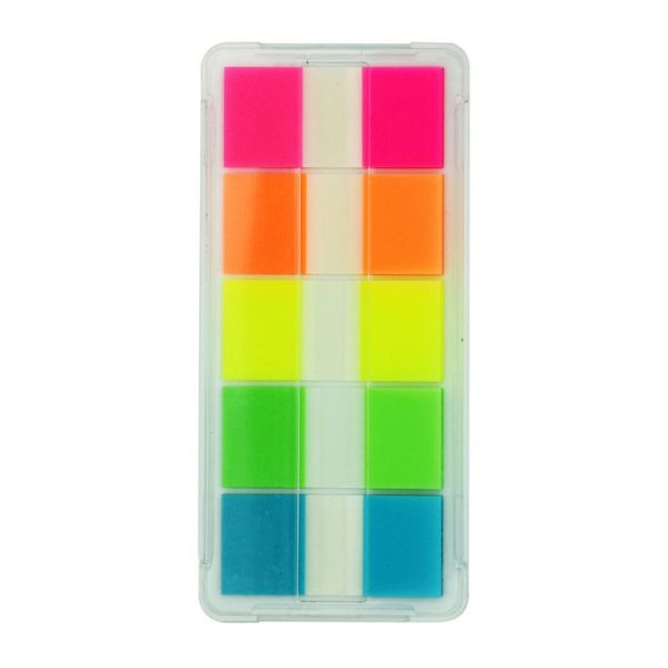 DISTRIBUTEUR 100 MARQUE-PAGES FLUO ET TRANSPARENTS