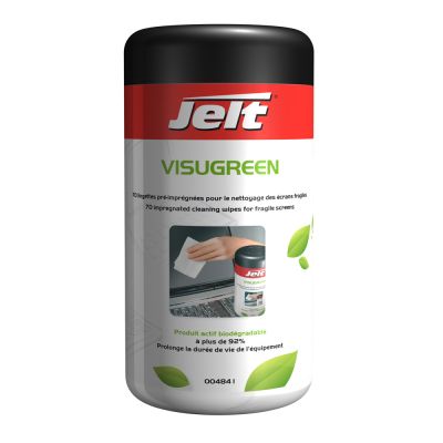 70 LINGETTES POUR ECRANS VISUGREEN BIODEGRADABLE
