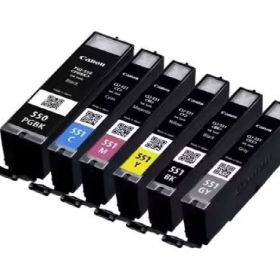 PGI-550+CLI-551 MULTIPACK PGBK/C/M/Y/BK/GY 2