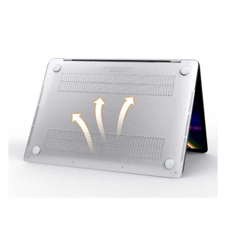 COQUE RIGIDE MACBOOK AIR 13 M1 2020 2019 2018 TRANSPARENT