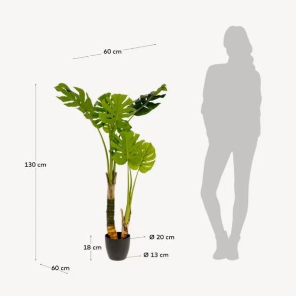 130 CM ARTIFICIAL PHILODENDRON PLANT