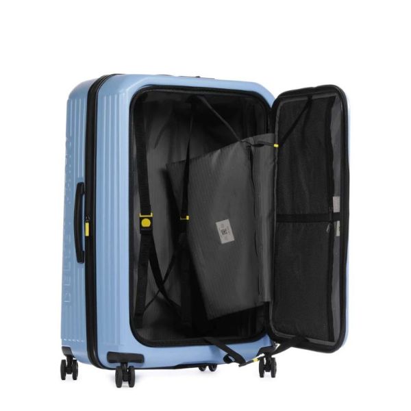 VALISE SECURITIME 77 CM ZIP TR EXT 4R LAVANDE BLEU