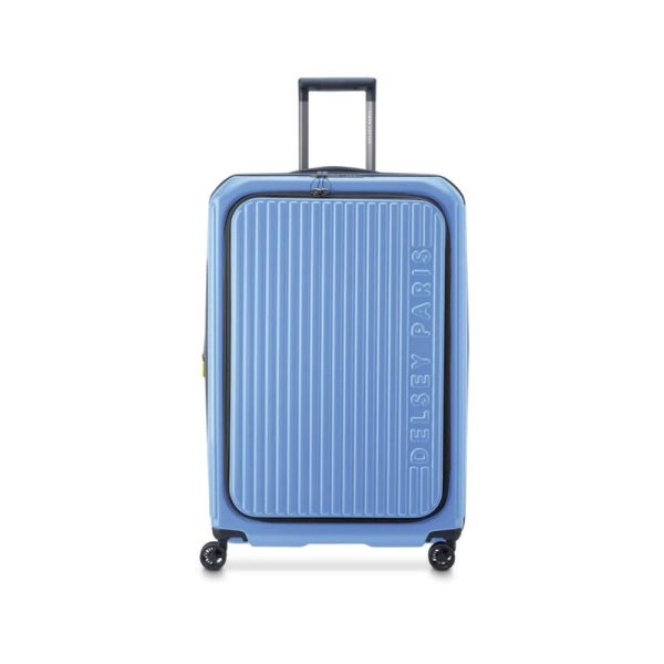VALISE SECURITIME 77 CM ZIP TR EXT 4R LAVANDE BLEU