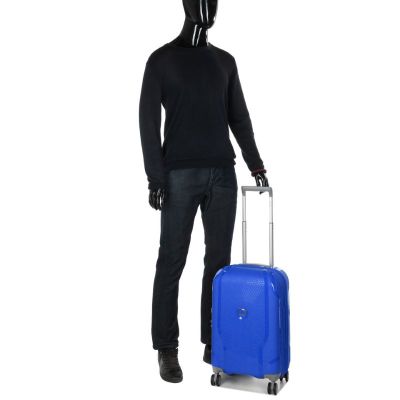 VALISE CABINE CLAVEL 55 CM EXT 4R ECO BLEU KLEIN 2