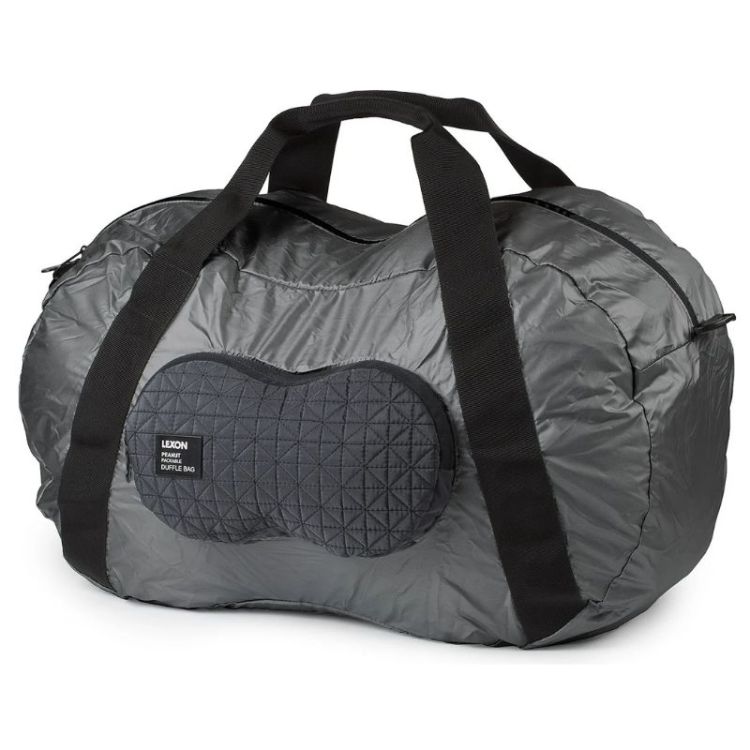 BOLSA DE VIAGEM DOBRÁVEL ANTRACITE DE AMENDOIM