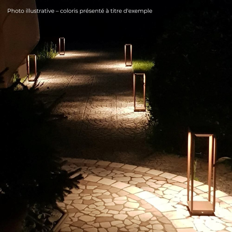 LAMPADAIRE 50CM HOME SOLAR GRIS FONCE