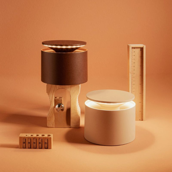 LAMPE DE TABLE PUSH UP CORTEN