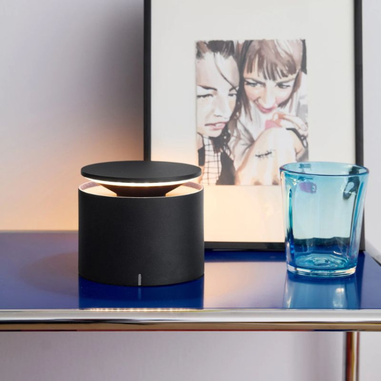 LAMPE DE TABLE PUSH UP GRIS FONCE