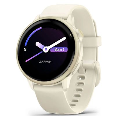 MONTRE CONNECTEE VIVOACTIVE 6 LUNAR GOLD BRACELET IVOIRE