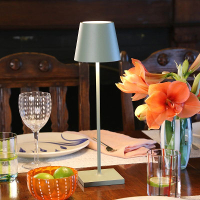 LAMPE DE TABLE POLDINA VERT SAUGE