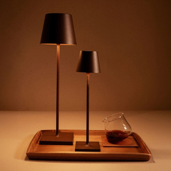 MICRO LAMPE DE TABLE POLDINA CORTEN