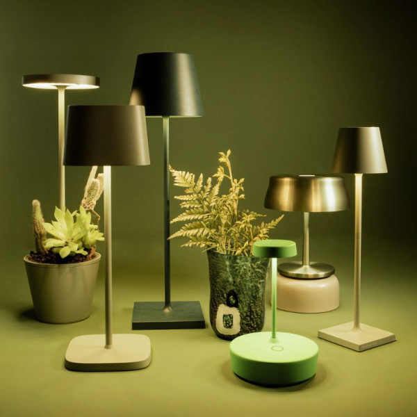MICRO LAMPE DE TABLE POLDINA VERT SAUGE