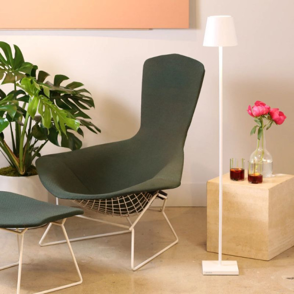 LAMPADAIRE POLDINA L BLANC