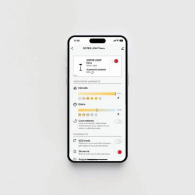 LAMPE DE TABLE WIFI SISTER LIGHT IVOIRE 2