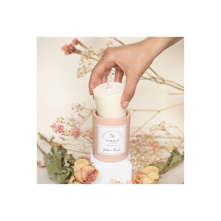 SIGNATURE NATURAL SCENTED CANDLE REFILL FLOWER GARDEN