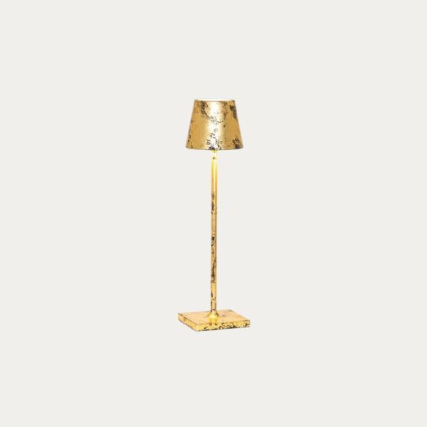 MICRO LAMPE DE TABLE POLDINA OR CRAQUELE
