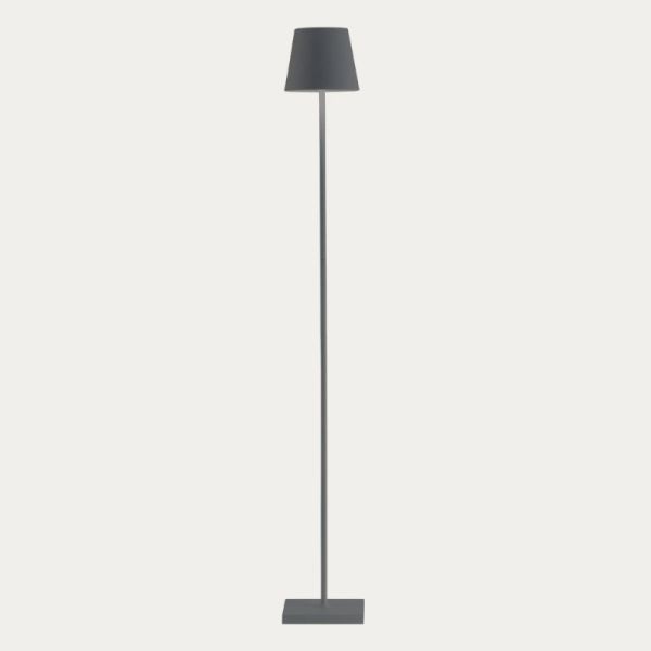 LAMPADAIRE POLDINA L GRIS FONCE