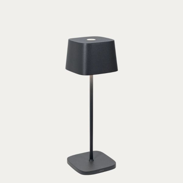 LAMPE DE TABLE OFELIA GRIS FONCE