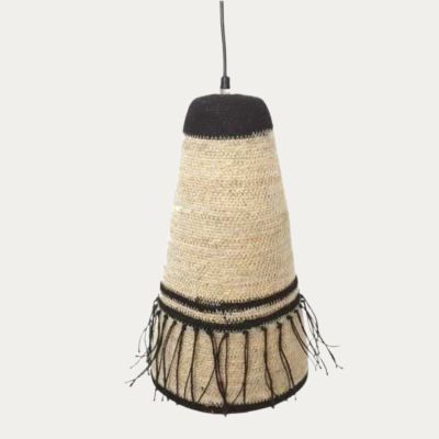 SUSPENSION FABULEUSE 22X40 CMNATURELLE NOIR