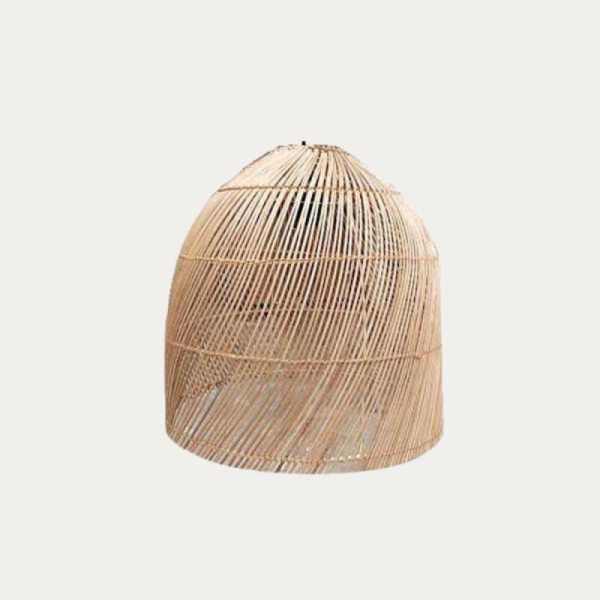 ABAJUR OSAKA PARA PINGENTE 42X53 CM BEGE RATTAN
